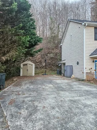 a house with a outdoor space