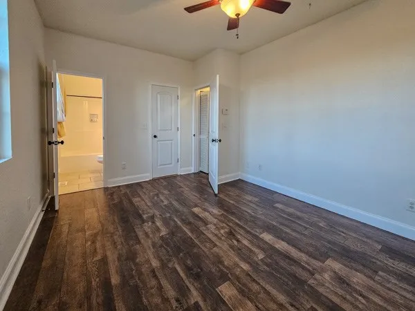wooden floor in an empty room