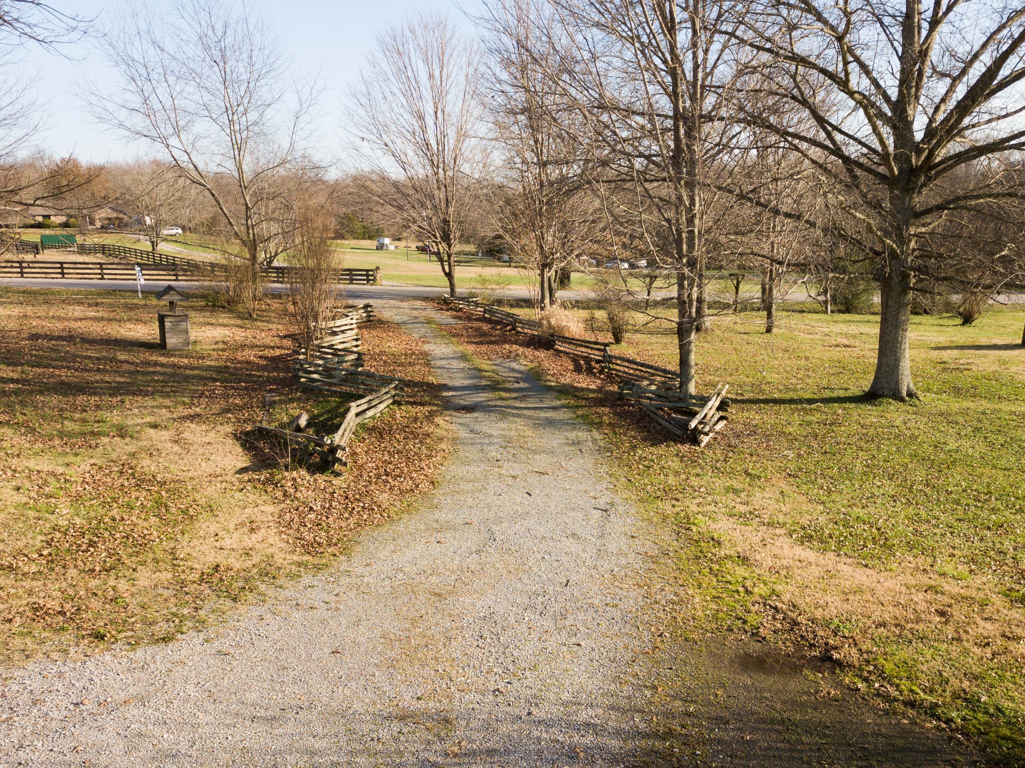 7363 Deer Ridge Road Fairview, TN 37062 - Photo 6 of 24 a view of yard covered with snow in front of house