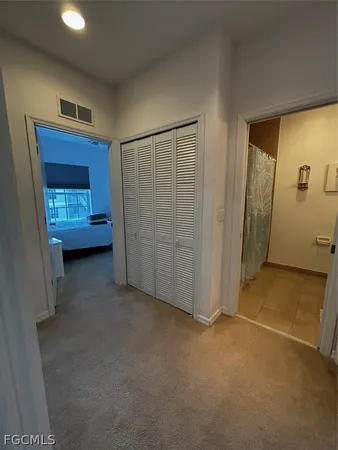 a view of livingroom with a couch