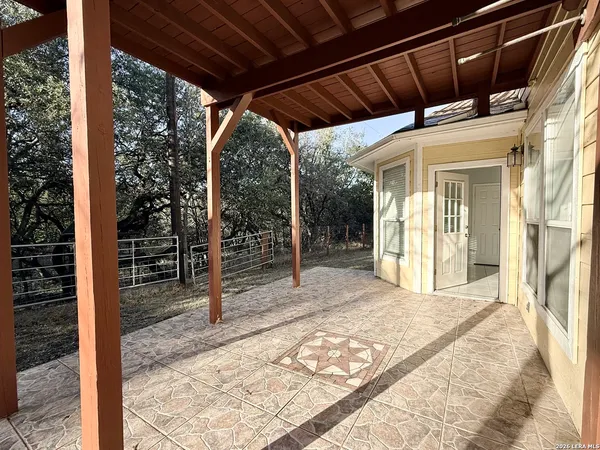a view of a porch