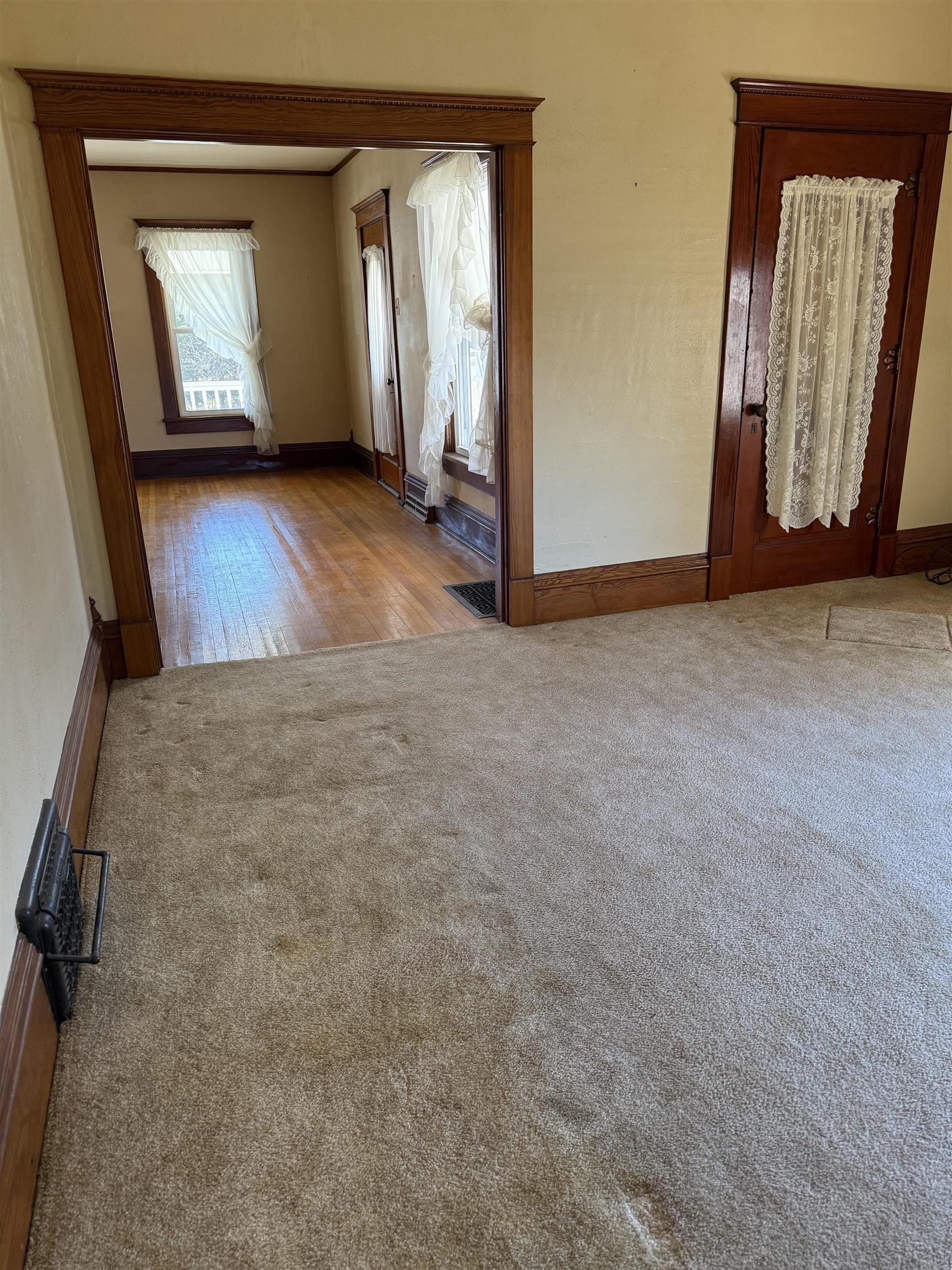 5940 East German Valley Road German Valley, IL 61039 - Photo 12 of 29 a view of a livingroom with wooden floor and closet