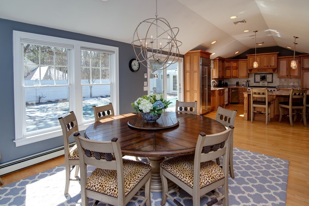 84 Troon Place Mashpee, MA 02649 - Photo 17 of 30 a view of a dining room with furniture window and wooden floor