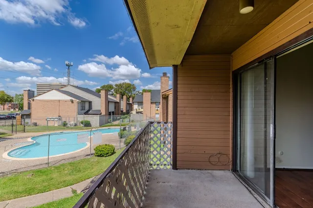 a view of a house and a balcony