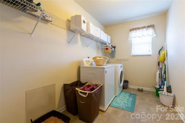 a room with storage and utility