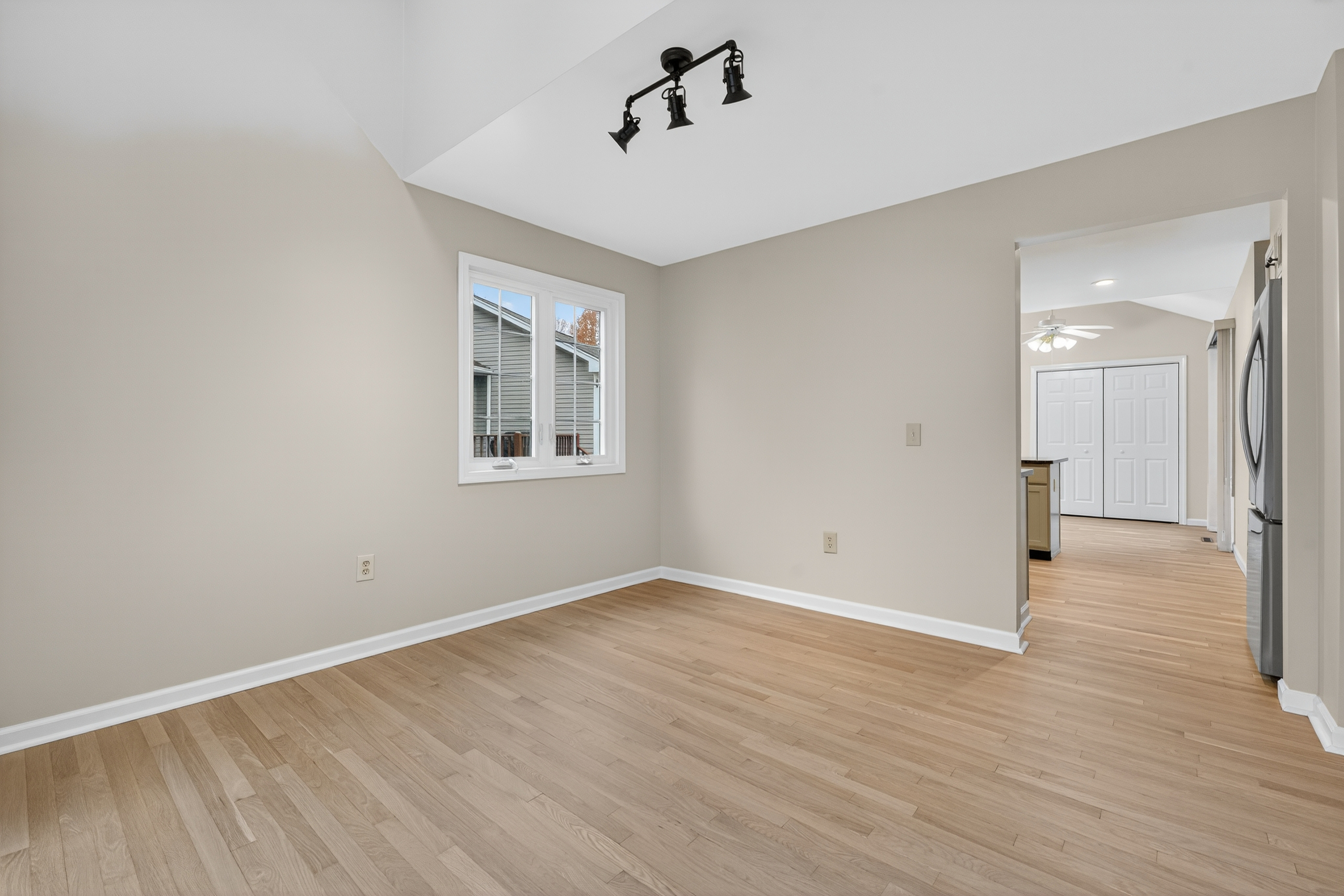 43 Copley Road, Unit 43 Glastonbury, CT 06073 - Photo 13 of 37 wooden floor in an empty room with a window
