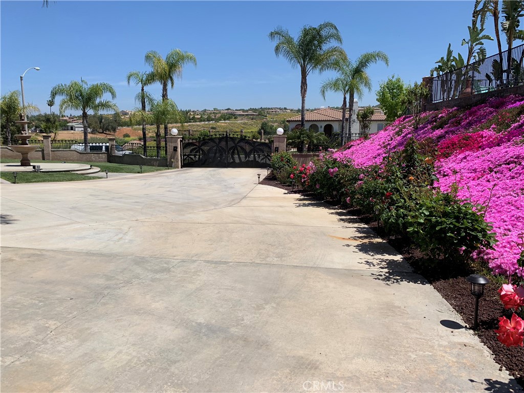 7907 Horizon View Drive Riverside, CA 92506 - Photo 40 of 58 Automatic wrought iron gate and long driveway