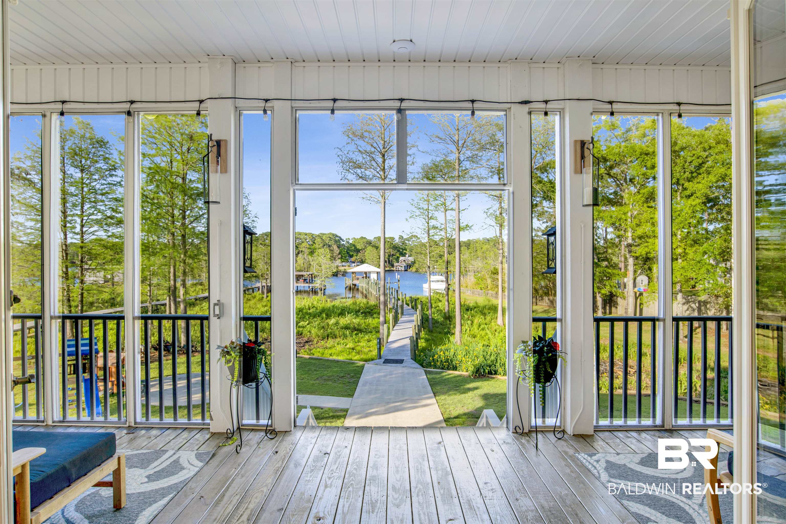11463 Getchell Drive Theodore, AL 36582 - Photo 24 of 39 Unfurnished sunroom featuring wood ceiling