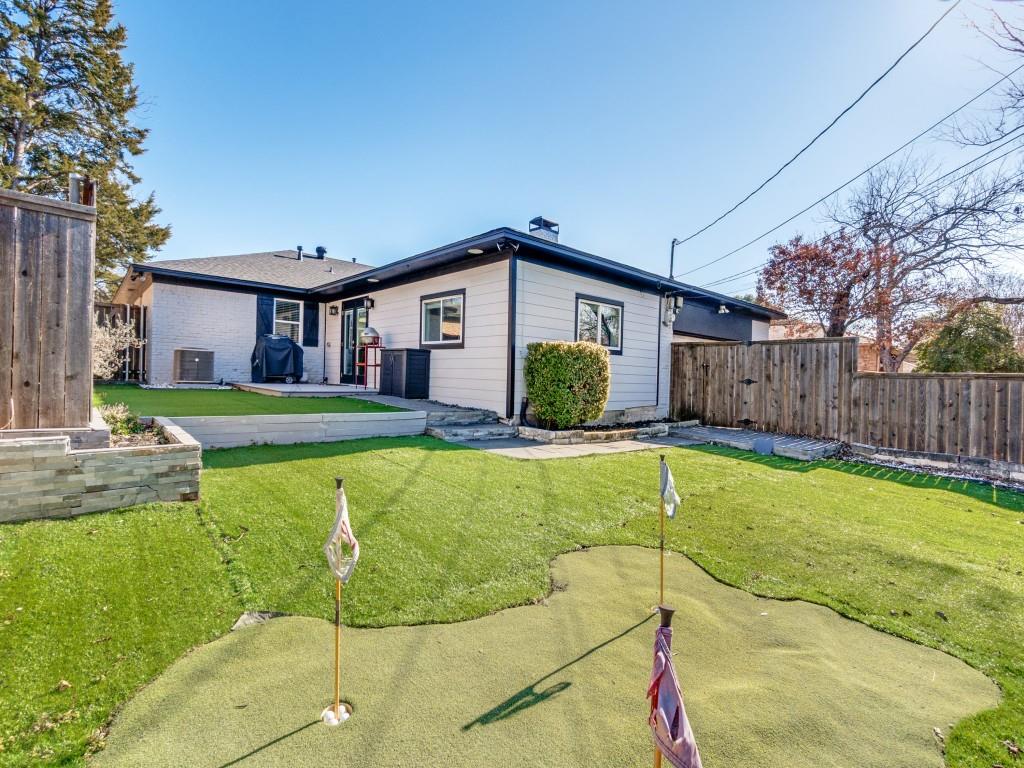 8317 Baumgarten Drive Dallas, TX 75228 - Photo 31 of 31 Back turfed yard with putting green