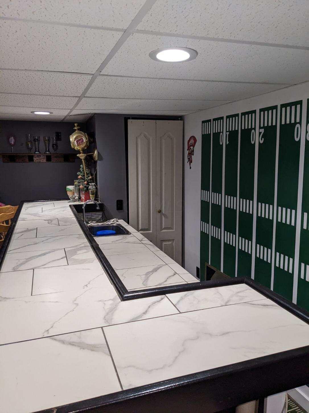 1550 Frame Road Zanesville, OH 43701 - Photo 20 of 27 custom made bar in basement
