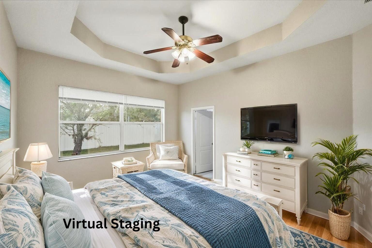 6217 Spring Lake Terrace Fort Pierce, FL 34951 - Photo 17 of 63 Bedroom staged