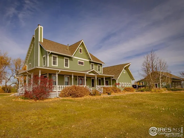 a view of a house with a swimming pool