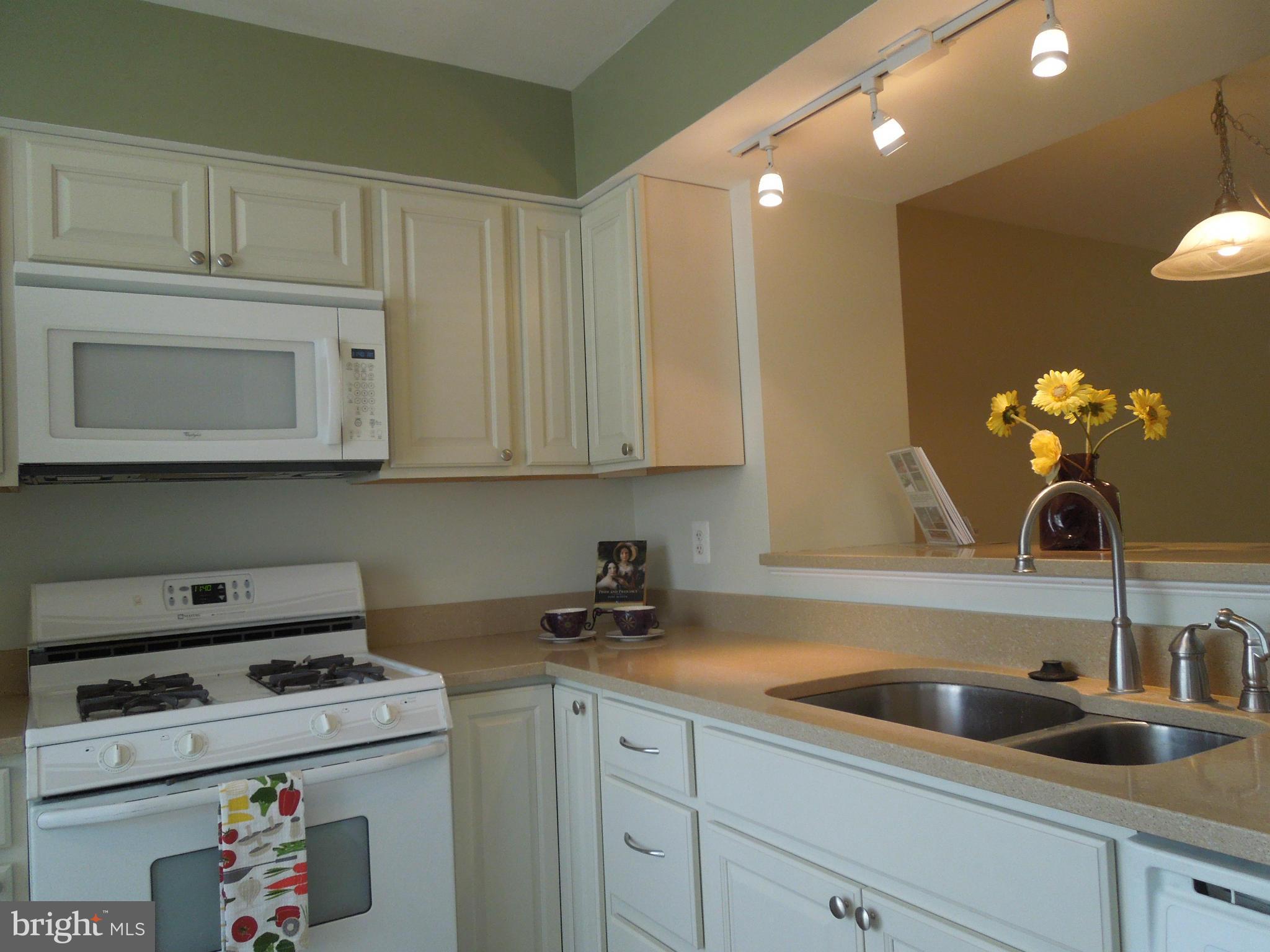 14853 Basingstoke Loop Centreville, VA 20120 - Photo 6 of 30 a kitchen with cabinets appliances a sink and a counter top