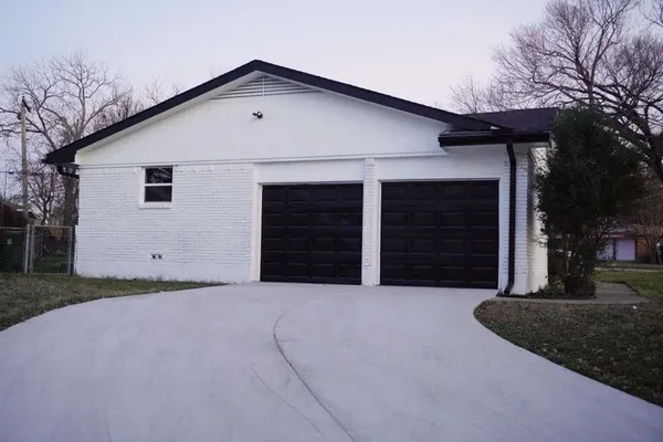 a living room with a fireplace