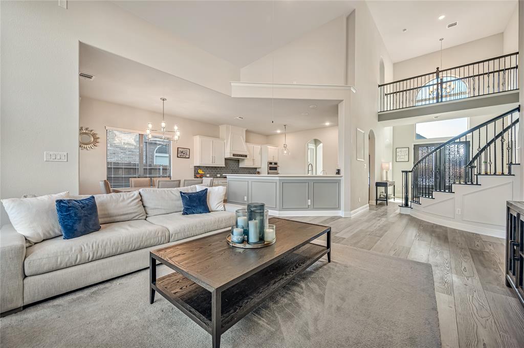 12412 Cottage Lane Frisco, TX 75035 - Photo 13 of 40 Living Room Into the Kitchen