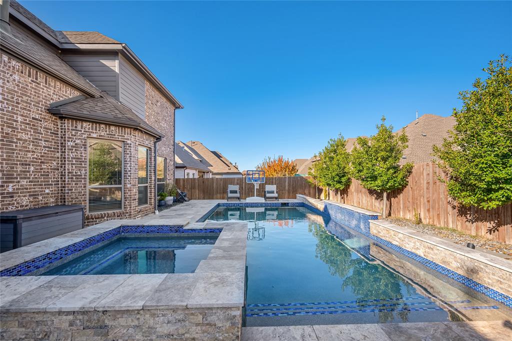 12412 Cottage Lane Frisco, TX 75035 - Photo 40 of 40 Hot Tub View of Pool