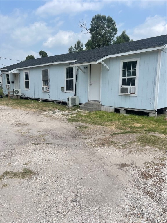 a backyard of a house