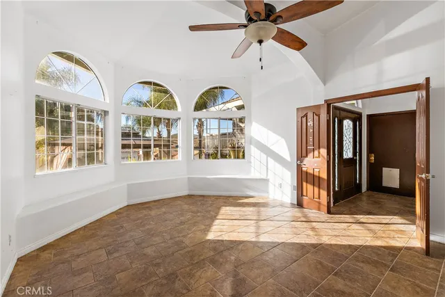 a view of an entryway with front door
