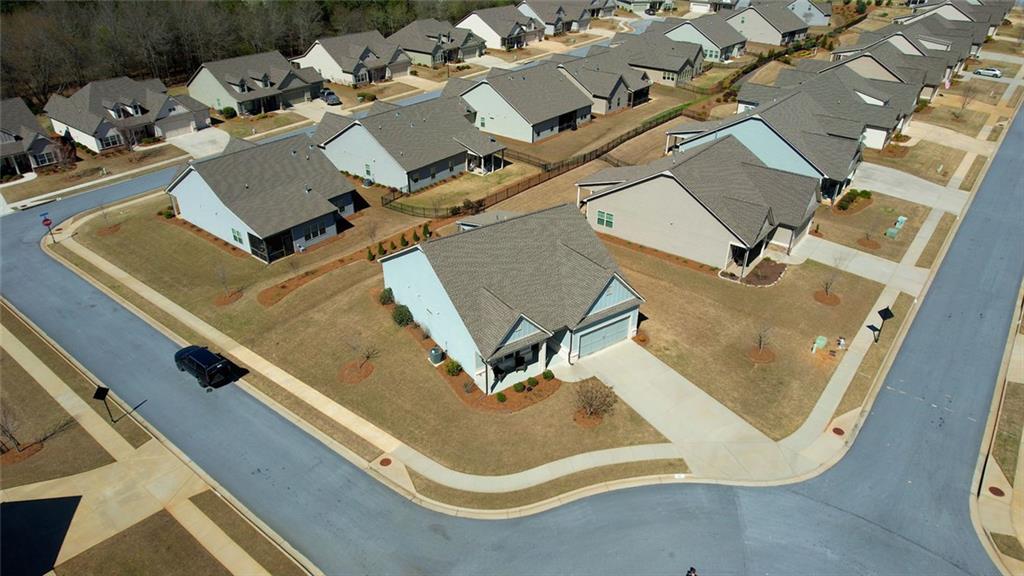 612 Haven Way Monroe, GA 30655 - Photo 38 of 44 an aerial view of a backyard