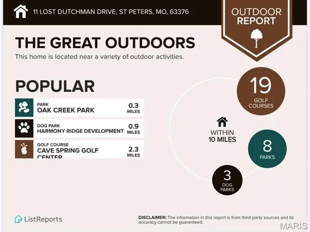 $374,900 | 11 Lost Dutchman Drive, St. Peters, MO 63376
