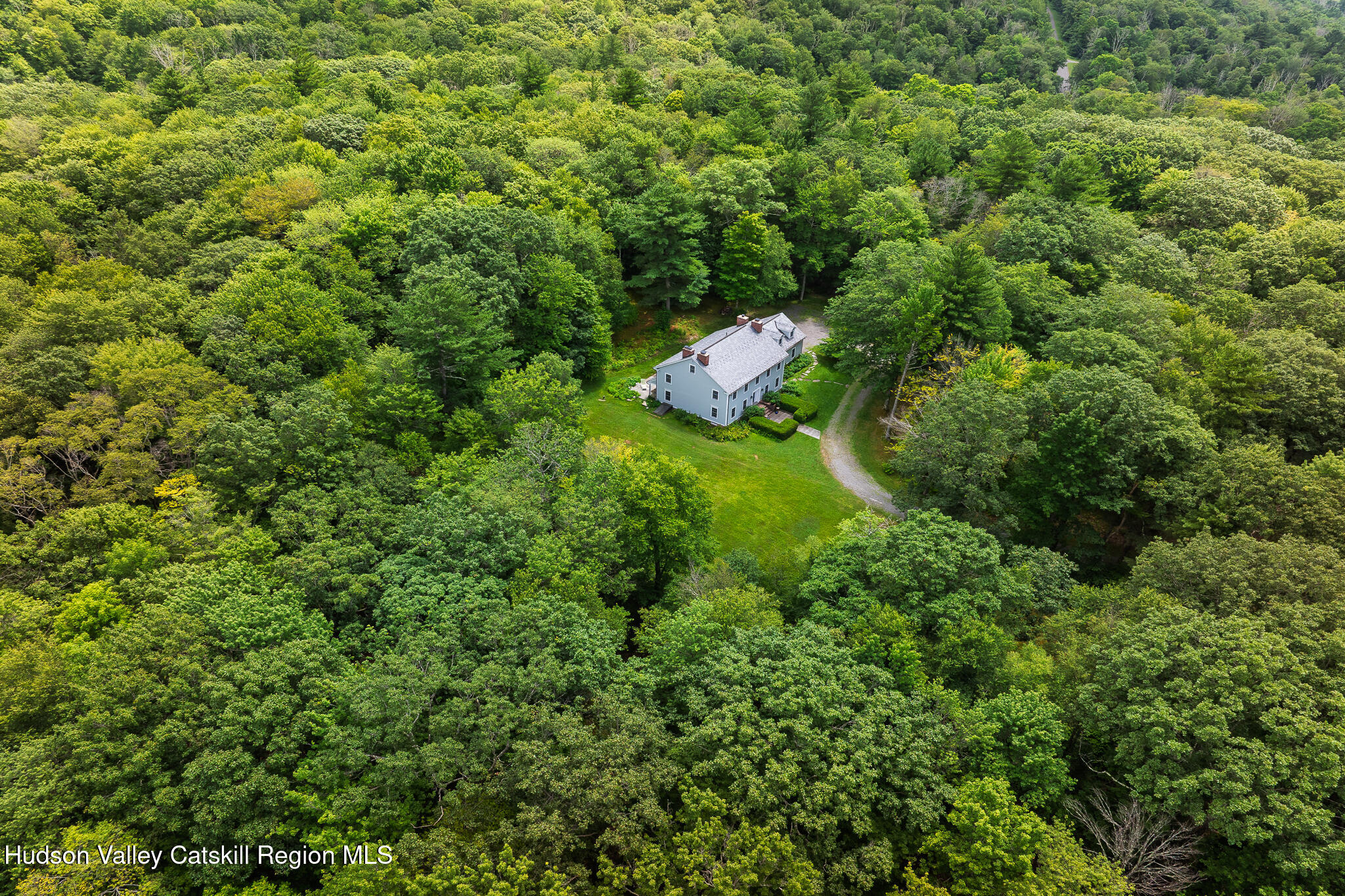 7 Partridge Drive Austerlitz, NY 12017 - Photo 45 of 46 an aerial view of residential house with outdoor space and trees all around