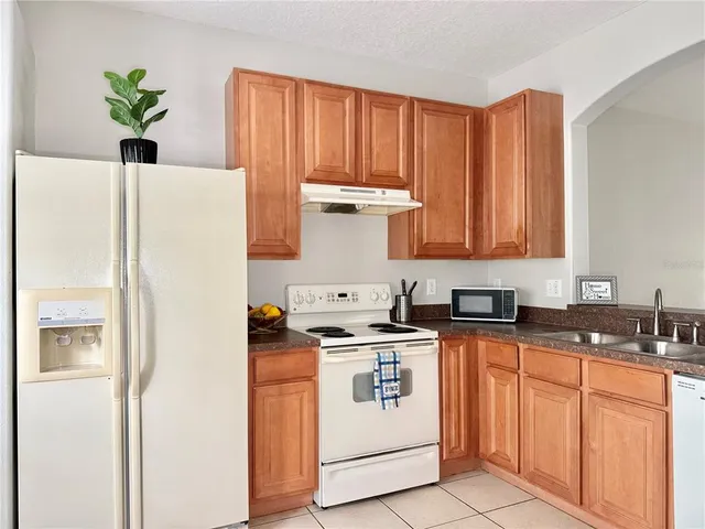 a white refrigerator freezer sitting inside of a kitchen