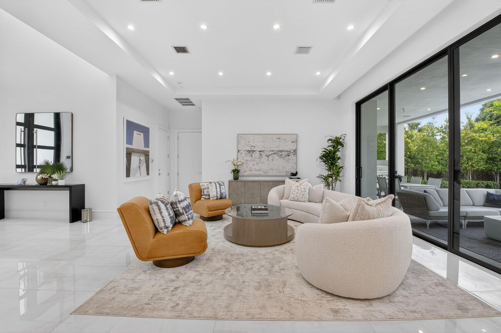 2232 Delray Ridge Lane Delray Beach, FL 33444 - Photo 17 of 68 a living room with furniture and a large window