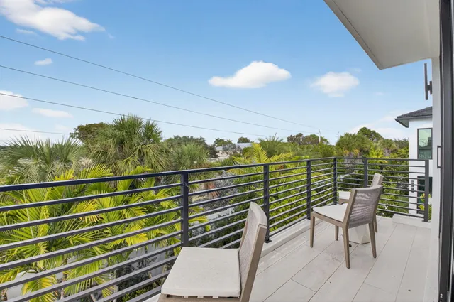 an aerial view of residential houses