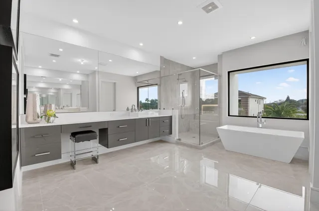 a aerial view of multiple houses