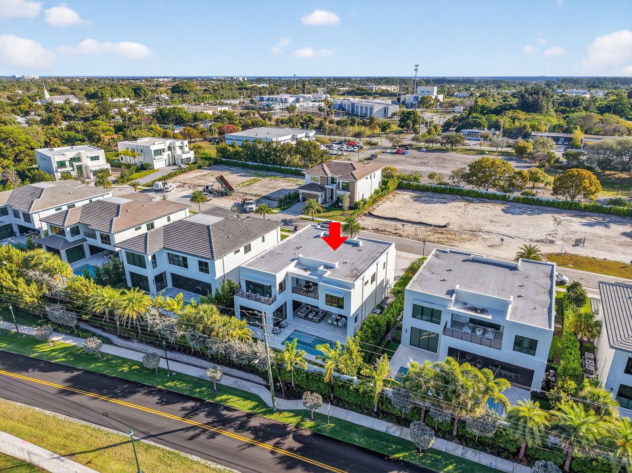 2232 Delray Ridge Lane Delray Beach, FL 33444 - Photo 67 of 68 an aerial view of multiple houses