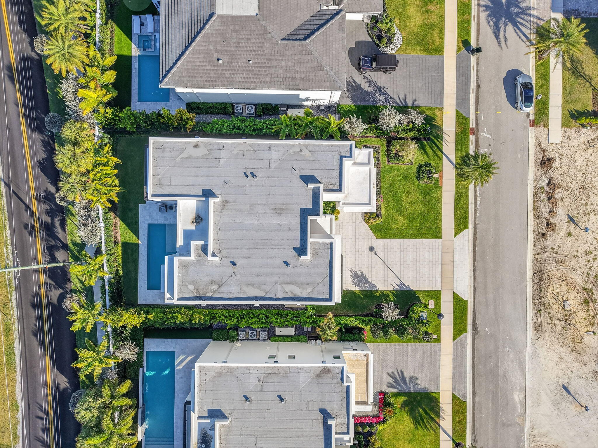 2232 Delray Ridge Lane Delray Beach, FL 33444 - Photo 68 of 68 aerial view of a house with a yard and garden