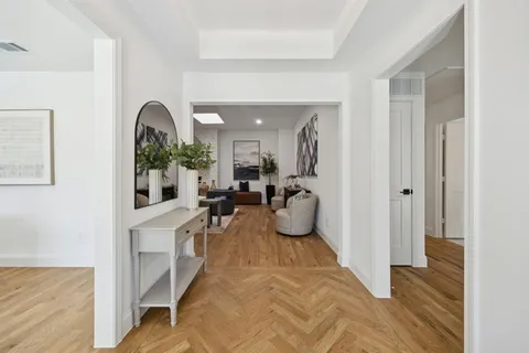 a very nice looking room with a large window