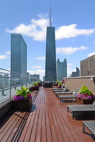 a view of balcony with seating space