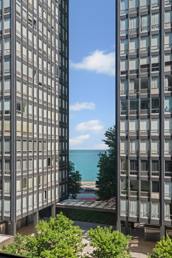 260 East Chestnut Street, Unit 611 Chicago, IL 60611 - Photo 10 of 20 a city view with tall buildings