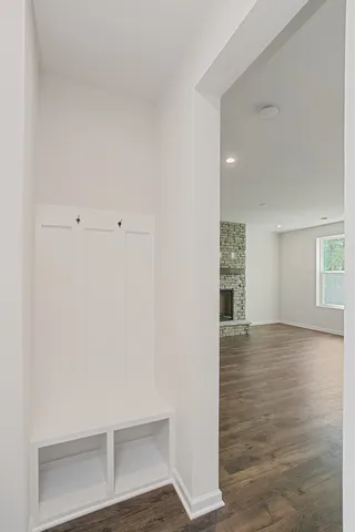 wooden floor in an empty room