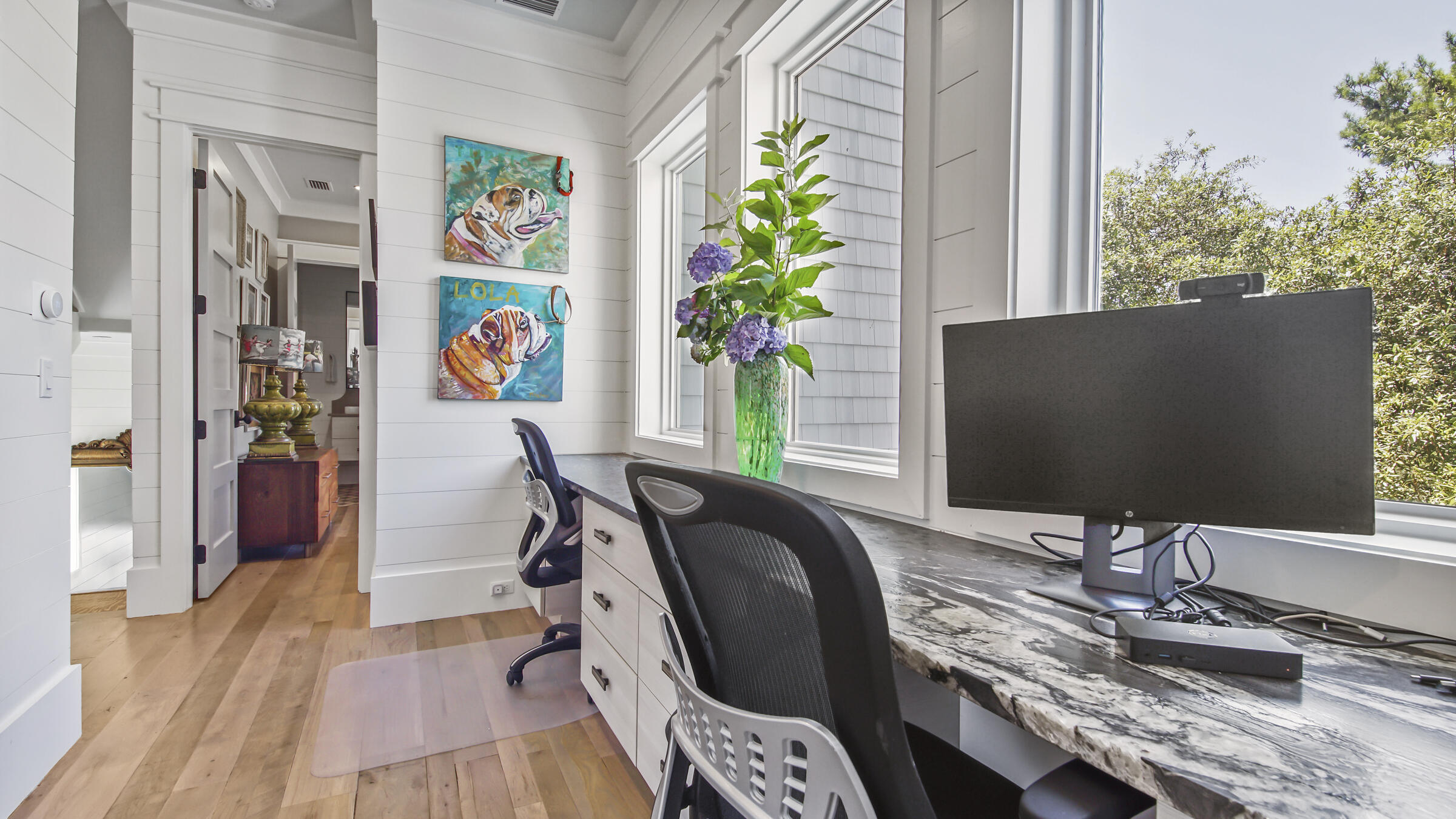 16 South Lake Drive Santa Rosa Beach, FL 32459 - Photo 22 of 70 a view of a workspace with furniture and a window