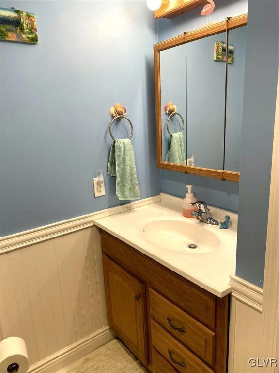 535 Forrest Avenue Bethlehem, PA 18017 - Photo 10 of 16 a bathroom with a sink and a mirror