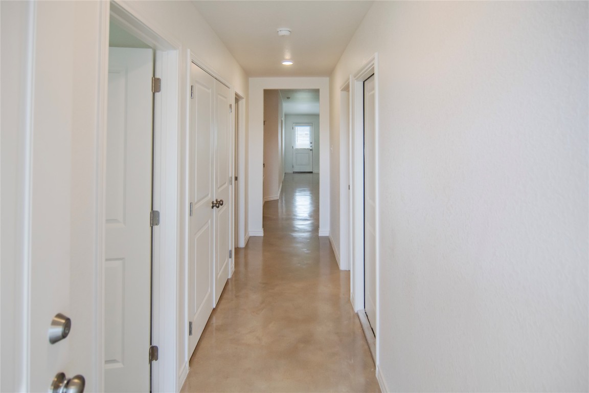 1261 Lehmann Drive, Unit A Copperas Cove, TX 76522 - Photo 5 of 18 a view of a hallway with wooden floor and closet