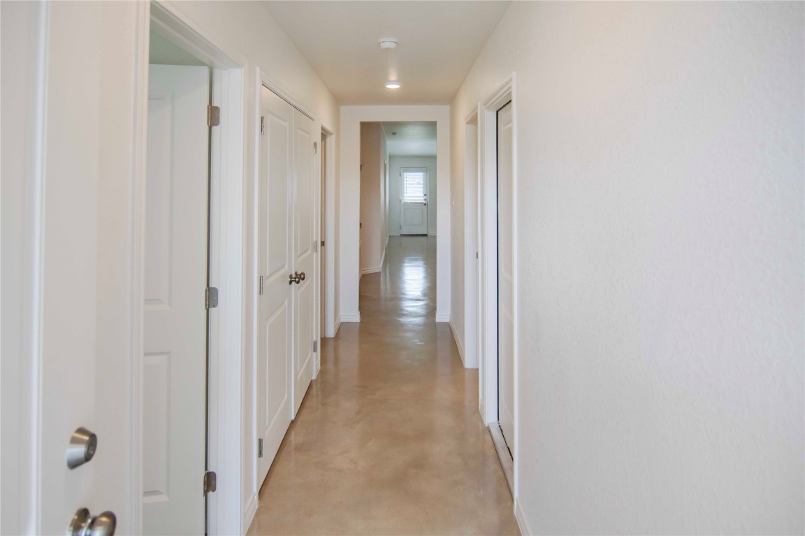 1261 Lehmann Drive, Unit A Copperas Cove, TX 76522 - Photo 8 of 18 a view of a hallway with wooden floor and closet