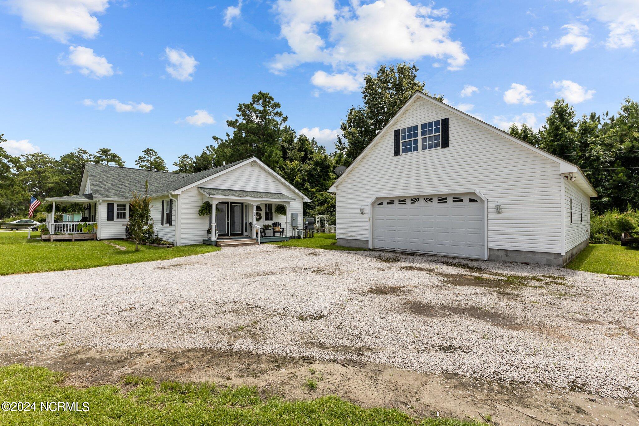 263 Core Creek Road Beaufort, NC 28516 - Photo 46 of 55 workshop 30 X 40 (approx) and plenty of parking for guests and boats