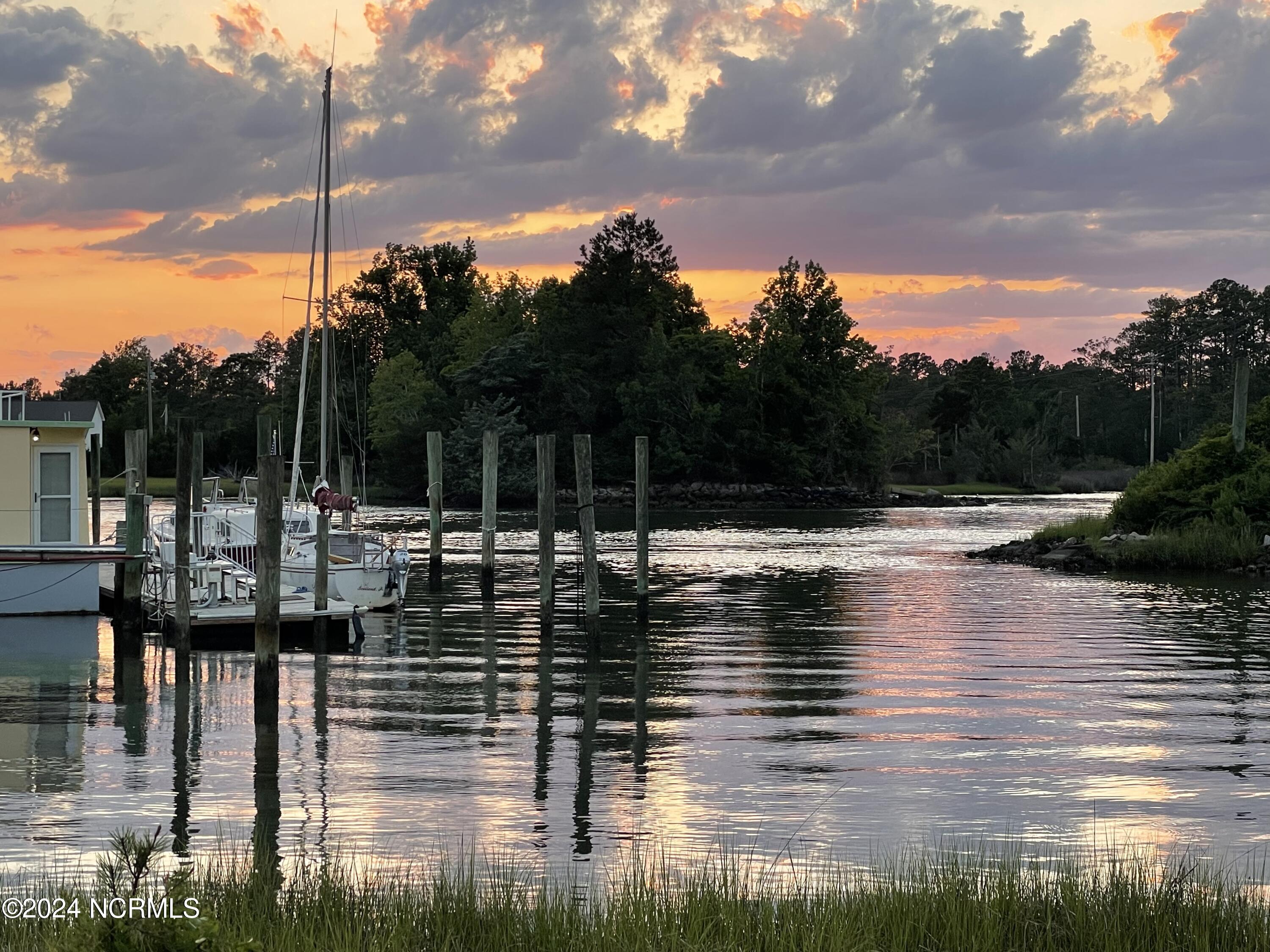 263 Core Creek Road Beaufort, NC 28516 - Photo 49 of 55 view from marina