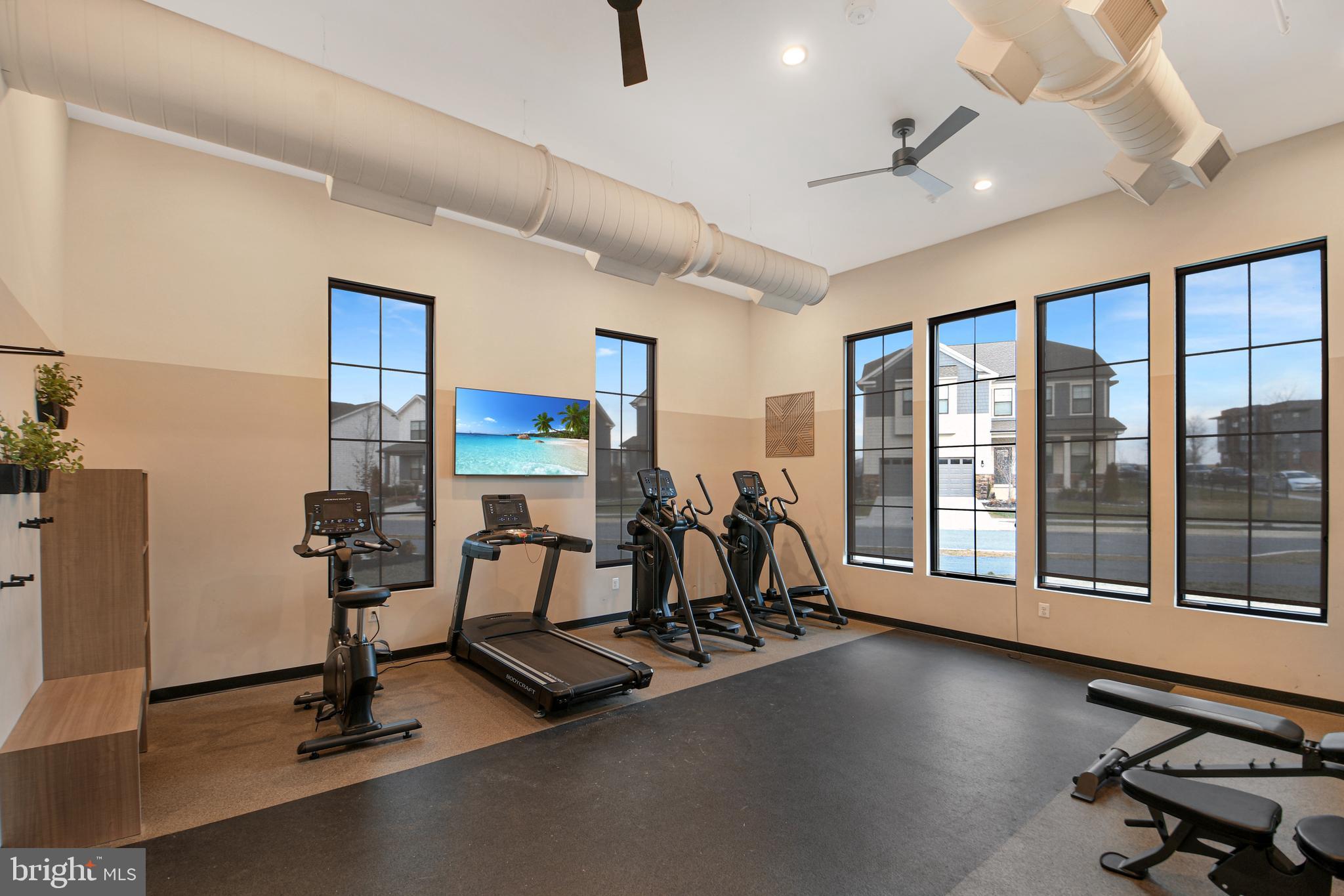 457 Tiller Street Frederick, MD 21701 - Photo 22 of 25 a view of a room with gym equipment