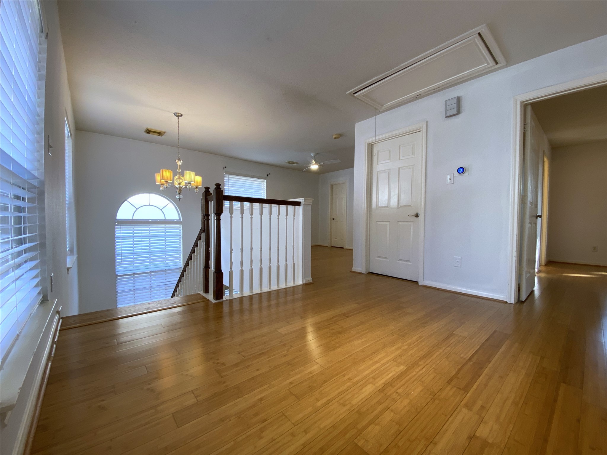 2604 Hopkins Street, Unit 1/2 Houston, TX 77006 - Photo 14 of 26 Immediately at the top of the stairs, is a flex room which could be utilized as a home office. Beyond the closed door on the opposite side is the laundry room.