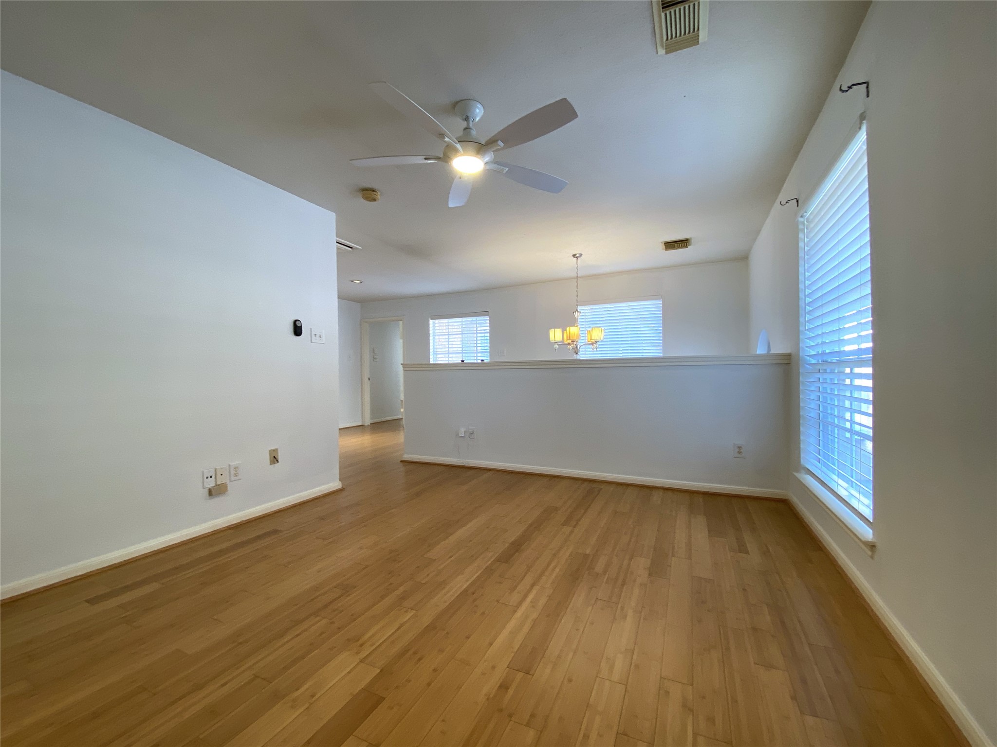 2604 Hopkins Street, Unit 1/2 Houston, TX 77006 - Photo 16 of 26 With ceiling fan, the first secondary bathroom is loft style.