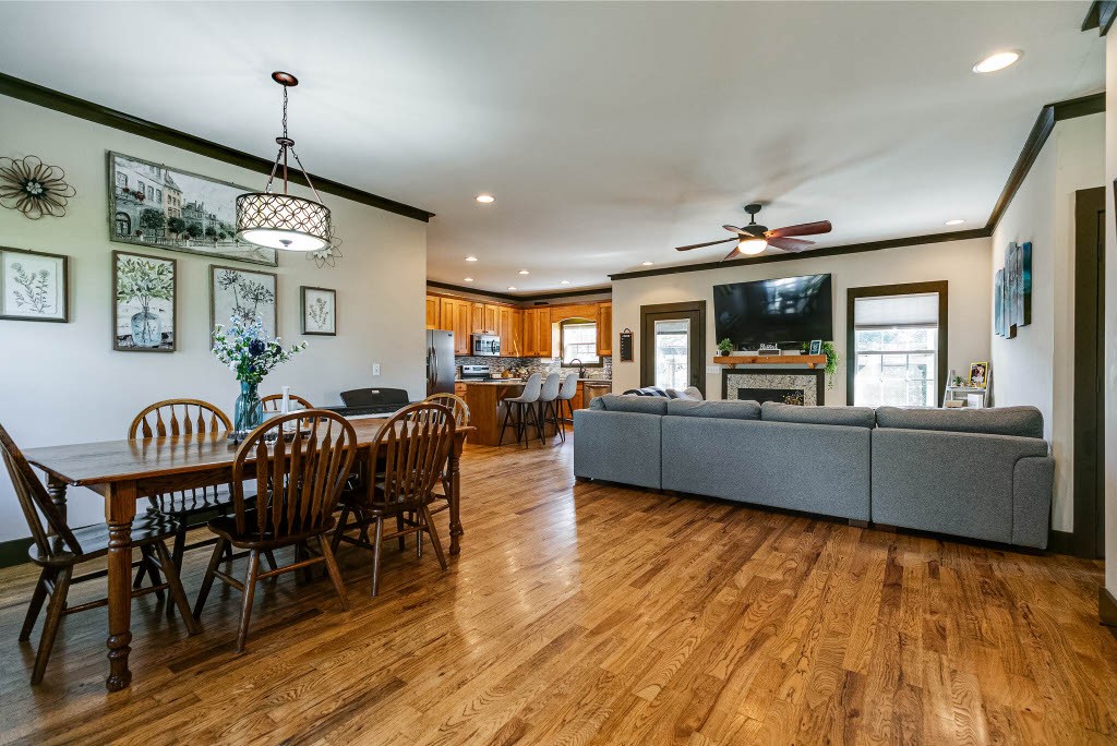 124 Riley Creek Road Tullahoma, TN 37388 - Photo 12 of 30 a living room with furniture and a flat screen tv