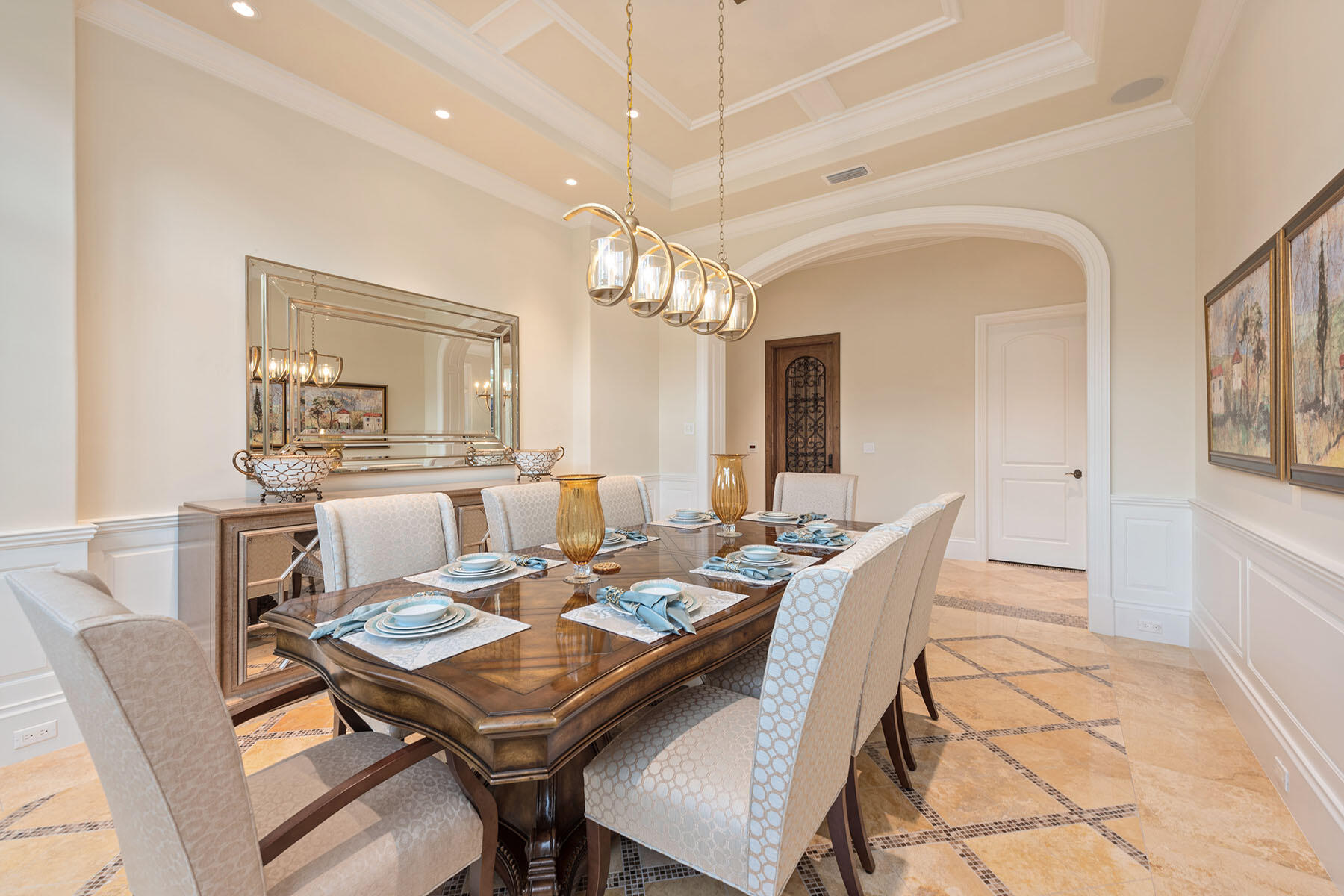 3855 Isla Del Sol Way Naples, FL 34114 - Photo 16 of 50 a view of a dining room with furniture