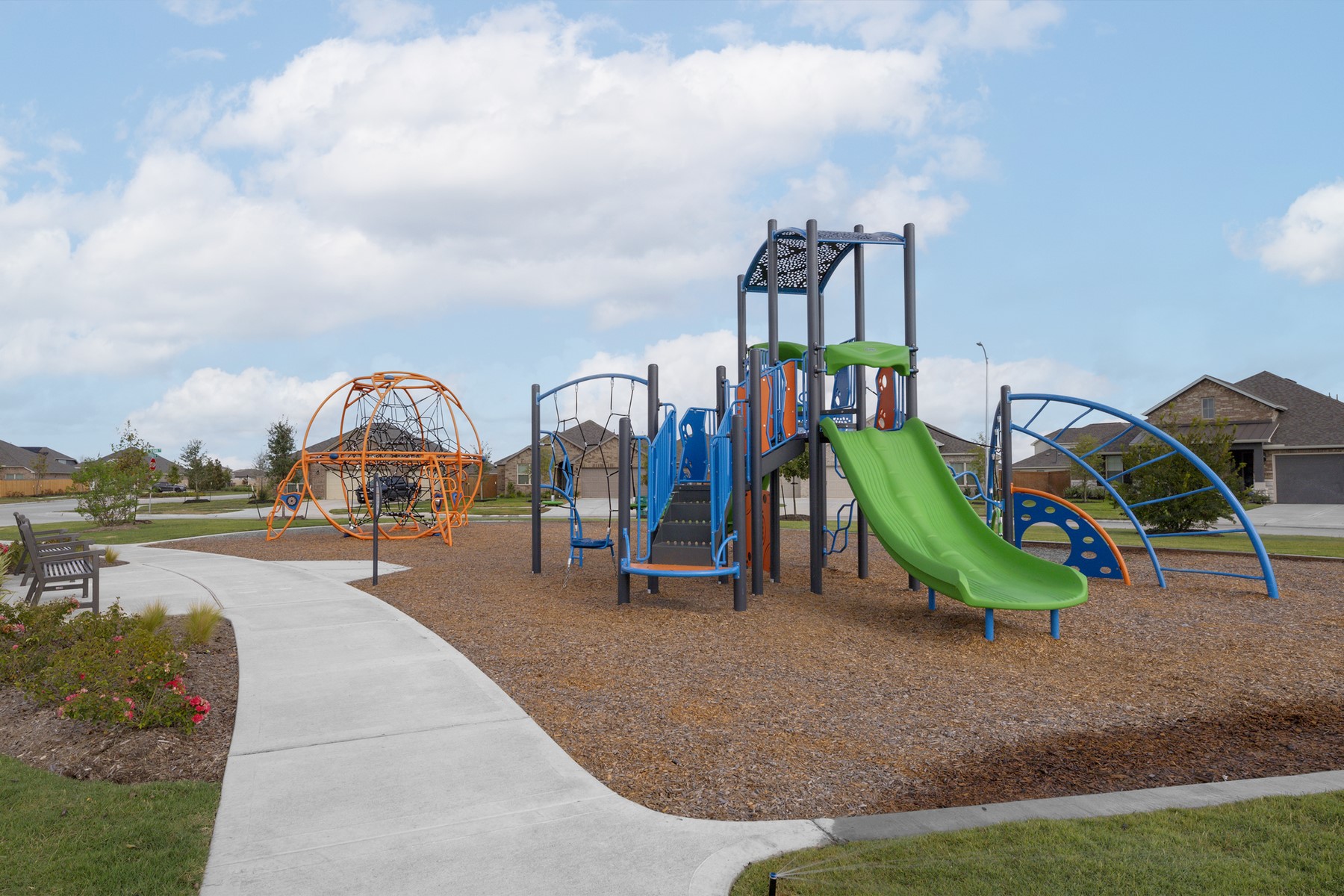 10622 Sutter Crk Drive Rosharon, TX 77583 - Photo 24 of 28 This master-planned community offers top-tier amenities, including multiple modern playground structures and paved walking paths, ensuring there’s always a space for little explorers to burn off some energy.