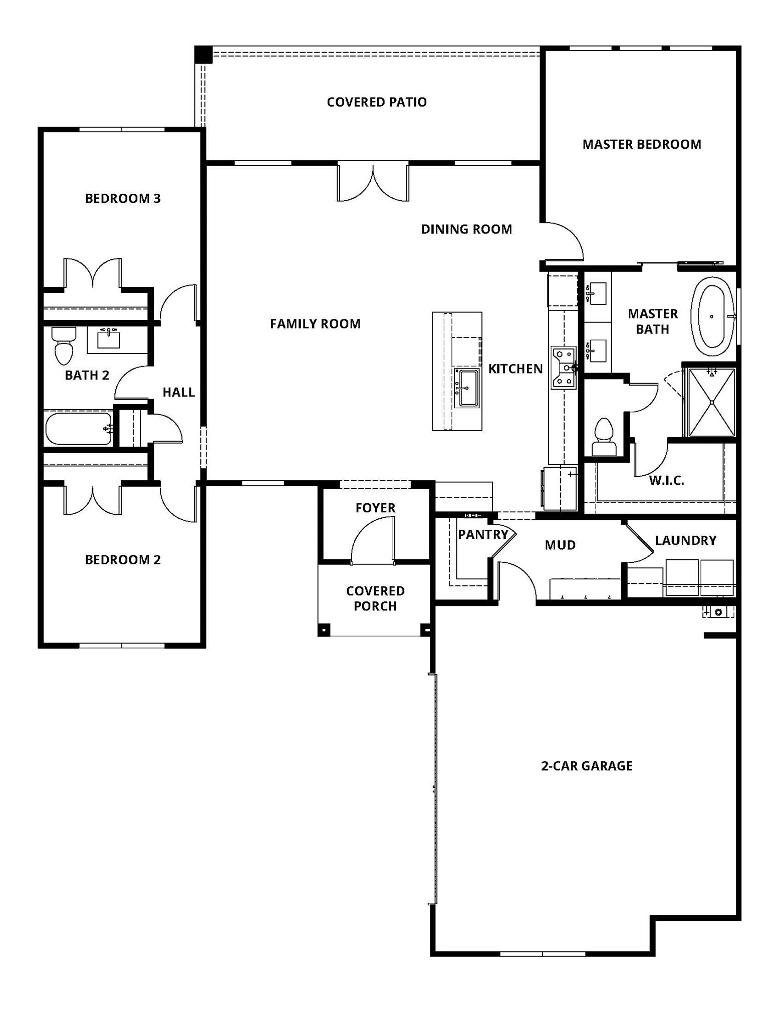 10622 Sutter Crk Drive Rosharon, TX 77583 - Photo 28 of 28 Floor Plan