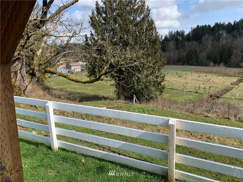 11315 Angeline Road East Bonney Lake, WA 98391 - Photo 7 of 14 a view of a yard with wooden fence and plants