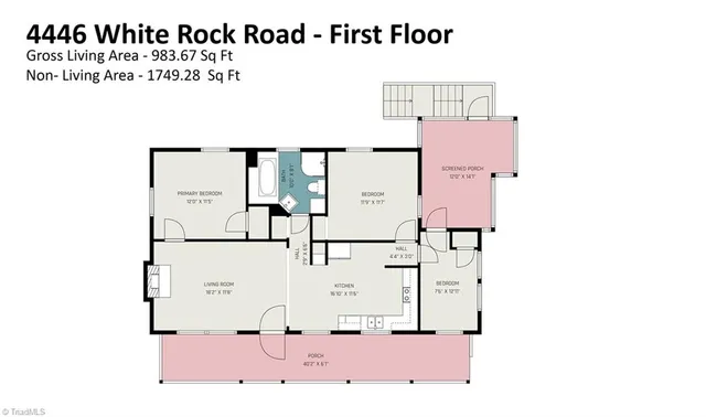 $275,000 | 4446 White Rock Road, Winston-Salem, NC 27105